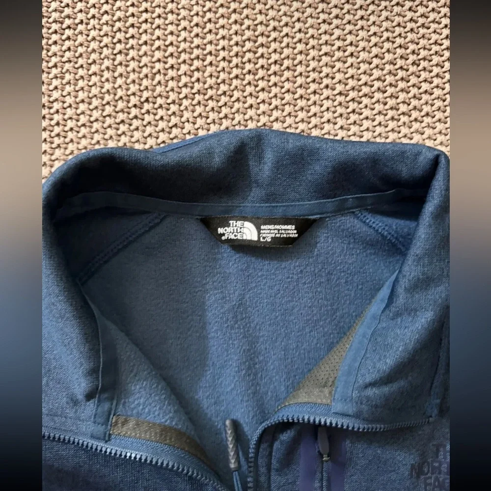 The North Face Men Blue Pullover Sweater winter‎ Jacket Long Sleeve Size Large